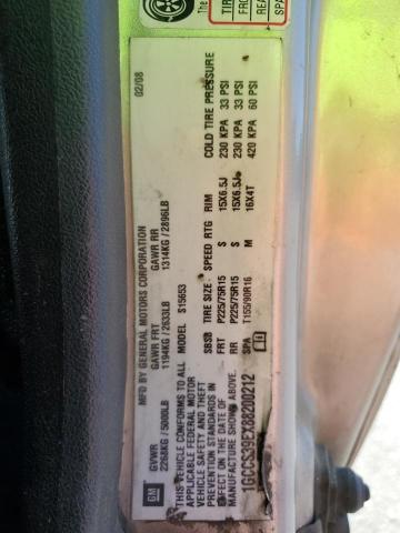 1GCCS39EX88200212 - 2008 CHEVROLET COLORADO LT BEIGE photo 12