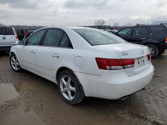 5NPEU46F76H108169 - 2006 HYUNDAI SONATA GLS WHITE photo 2