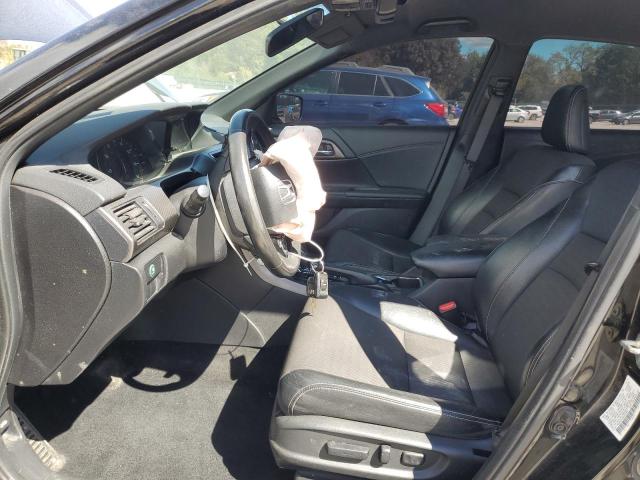 1HGCR2F53GA038880 - 2016 HONDA ACCORD SPORT Schwarz Foto 7