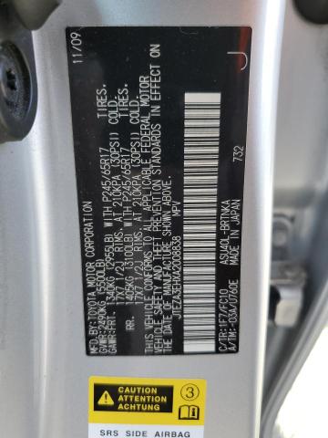 JTEZA3EHXA2008838 - 2010 TOYOTA HIGHLANDER SILVER photo 13