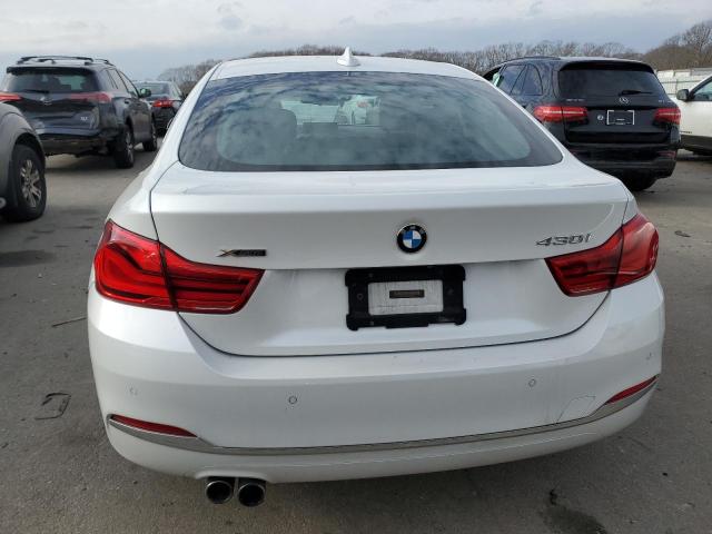 WBA4J3C50KBL04957 - 2019 BMW 430XI GRAN COUPE WHITE photo 6