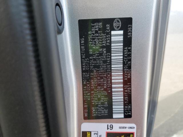 4T1DAACK2SU614623 - 2025 TOYOTA CAMRY XSE ვერცხლისფერი ფოტო 13