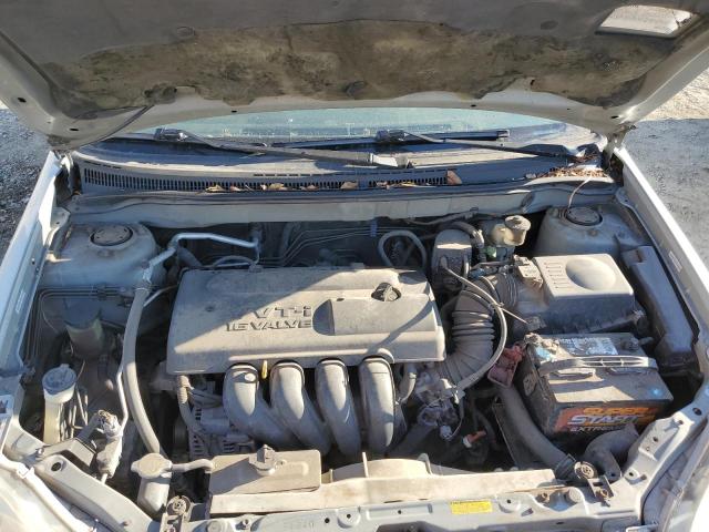 1NXBR38E04Z244015 - 2004 TOYOTA COROLLA CE SILVER photo 11