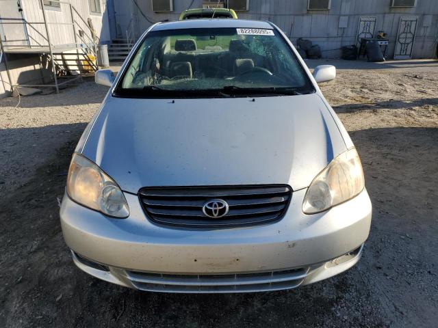 1NXBR38E04Z244015 - 2004 TOYOTA COROLLA CE SILVER photo 5