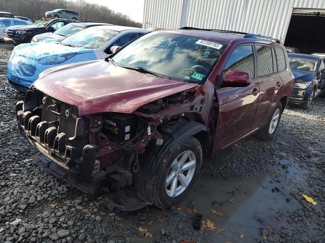 JTEBK3EH5A2160606 - 2010 TOYOTA HIGHLANDER BURGUNDY photo 1