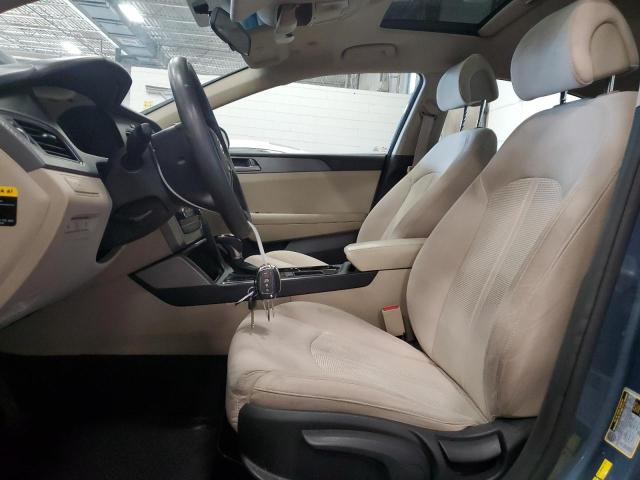 5NPE24AF4FH226936 - 2015 HYUNDAI SONATA SE ლურჯი ფოტო 7