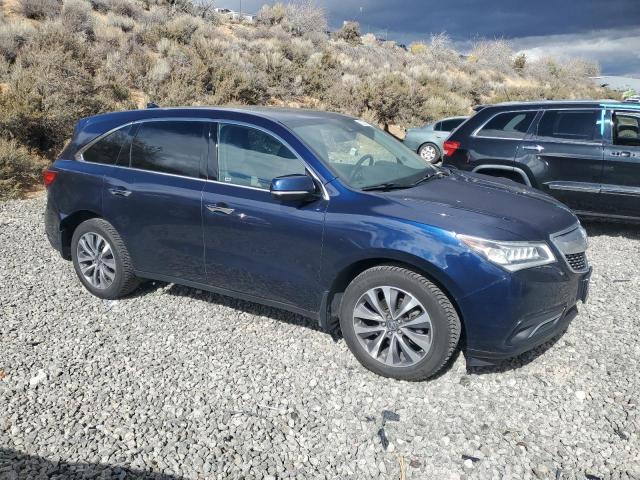5FRYD4H44GB054949 - 2016 ACURA MDX TECHNOLOGY أزرق صورة 4