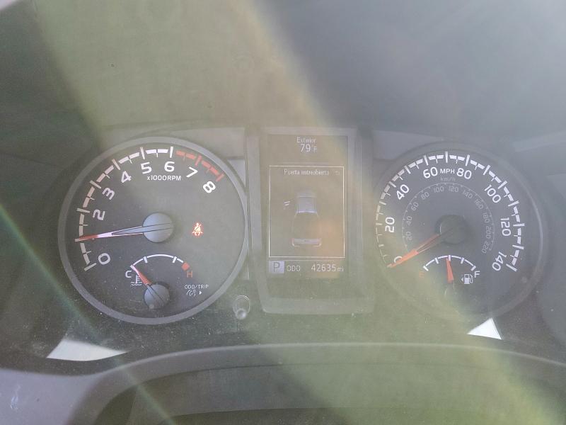 3TMCZ5AN7LM297070 - 2020 TOYOTA TACOMA DOUBLE CAB GRAY photo 9