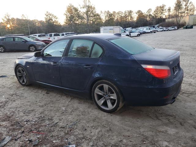 WBANU53558CT10795 - 2008 BMW 528 I BLUE photo 2