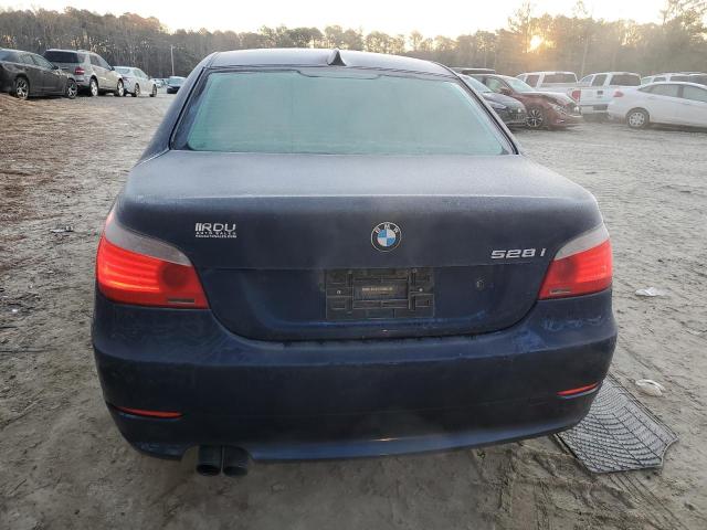 WBANU53558CT10795 - 2008 BMW 528 I BLUE photo 6