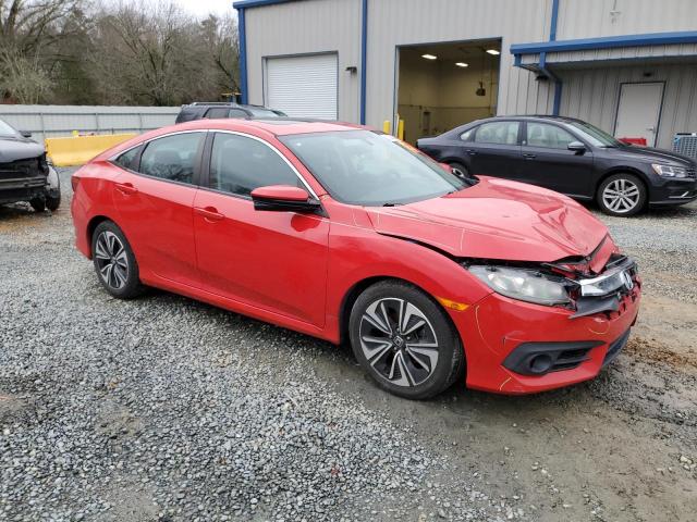 2HGFC1F38GH651991 - 2016 HONDA CIVIC EX RED photo 4