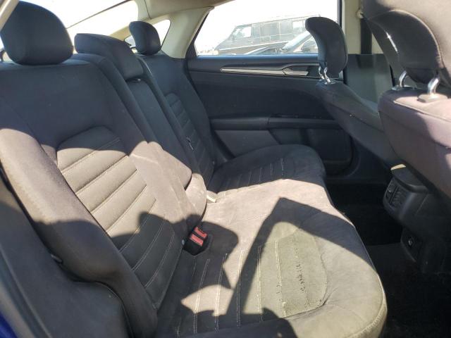 3FA6P0H73FR114547 - 2015 FORD FUSION SE BLUE photo 10