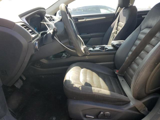 3FA6P0H73FR114547 - 2015 FORD FUSION SE BLUE photo 7