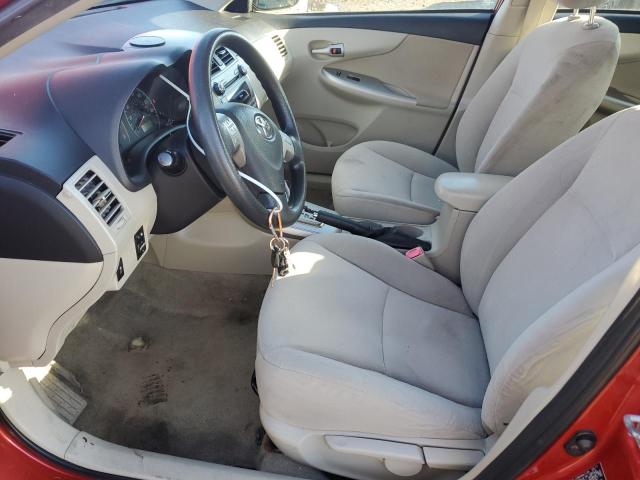 JTDBU4EE5BJ102819 - 2011 TOYOTA COROLLA BASE Czerwony zdjęcie 7