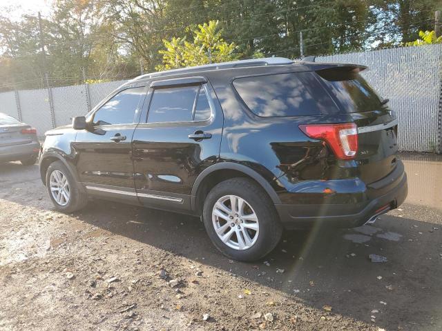 1FM5K8D86JGC42357 - 2018 FORD EXPLORER XLT შავი ფოტო 2