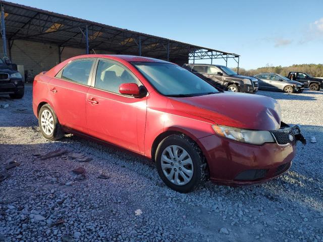 KNAFU4A23D5695411 - 2013 KIA FORTE EX RED photo 4