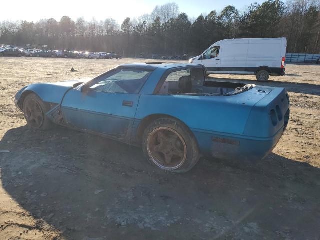 1G1YY23P0N5118973 - 1992 CHEVROLET CORVETTE BLUE photo 2