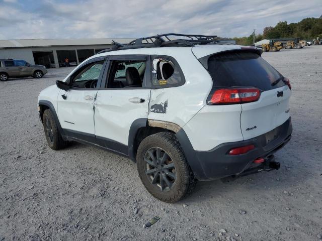 1C4PJMBS3FW786626 - 2015 JEEP CHEROKEE TRAILHAWK WHITE photo 2