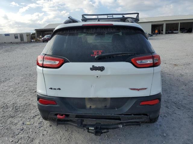 1C4PJMBS3FW786626 - 2015 JEEP CHEROKEE TRAILHAWK WHITE photo 6