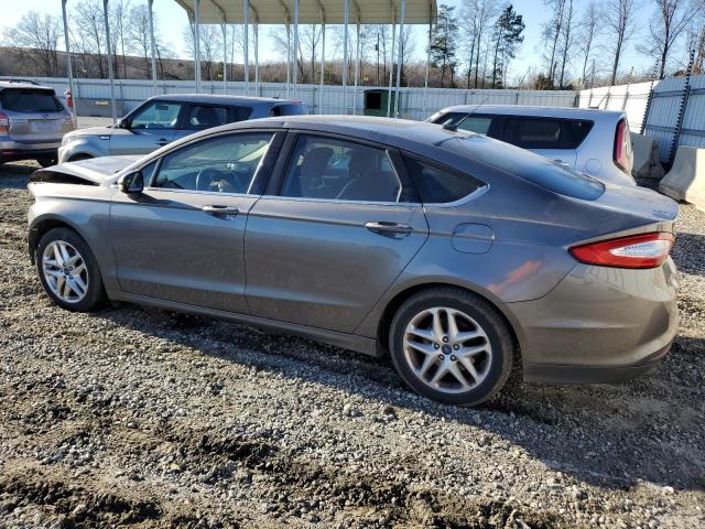 3FA6P0H77ER213225 - 2014 FORD FUSION SE GRAY photo 2