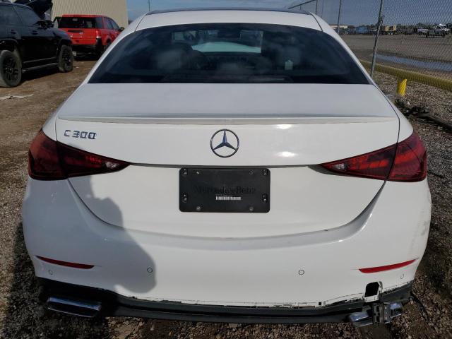 W1KAF4GB7NR066944 - 2022 MERCEDES-BENZ C 300 WHITE photo 6