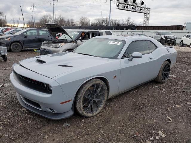 2C3CDZFJ3MH674400 - 2021 DODGE CHALLENGER R/T SCAT PACK GRAY photo 1