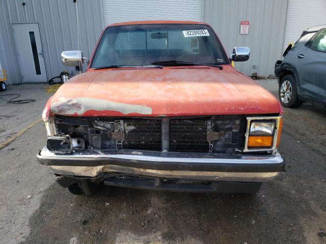 1B7GN14M1HS328949 - 1987 DODGE DAKOTA RED photo 5