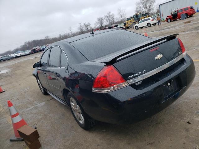 2G1WB5EK3B1165925 - 2011 CHEVROLET IMPALA LT BLACK photo 2