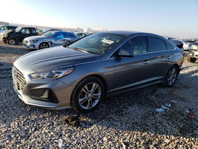 5NPE34AFXJH671235 - 2018 HYUNDAI SONATA SPORT GRAY photo 1