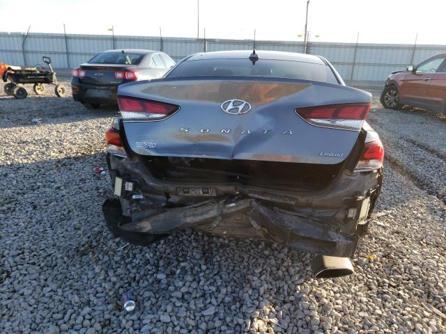 5NPE34AFXJH671235 - 2018 HYUNDAI SONATA SPORT GRAY photo 6