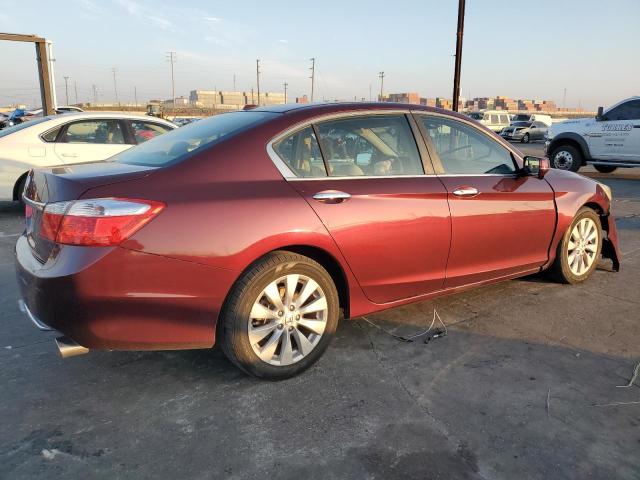 1HGCR2F84FA052134 - 2015 HONDA ACCORD EXL MAROON photo 3