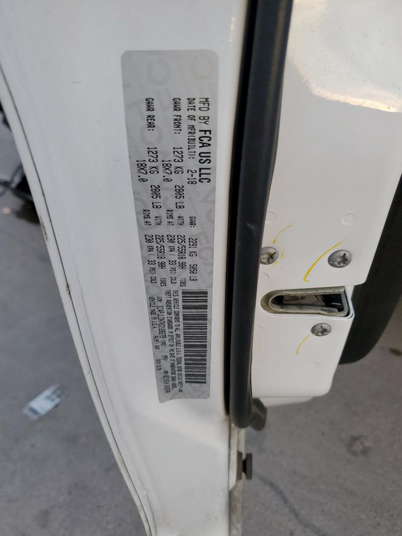 1C4PJLDN7KD128279 - 2019 JEEP CHEROKEE LIMITED WHITE photo 12