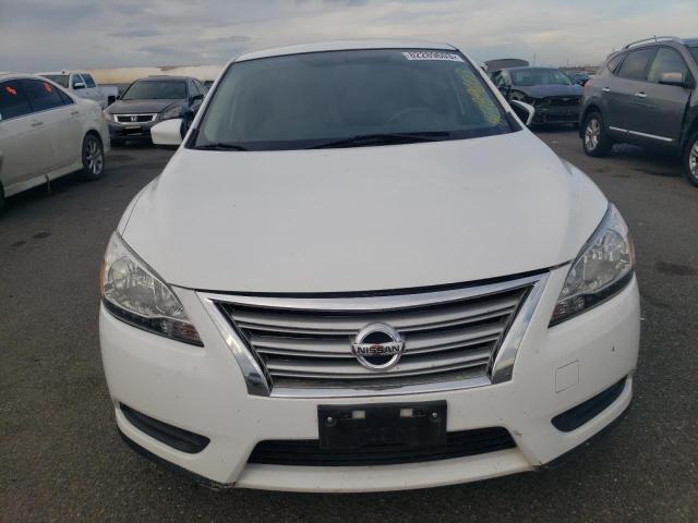 3N1AB7AP5FY263220 - 2015 NISSAN SENTRA S WHITE photo 5