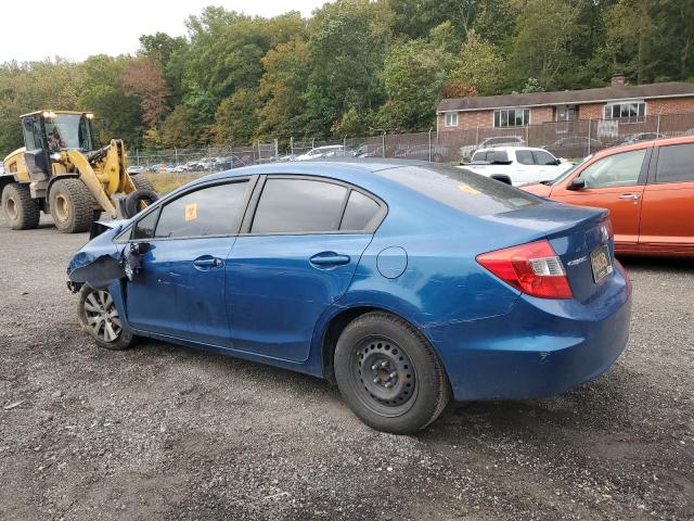 2HGFB2F55CH556177 - 2012 HONDA CIVIC LX BLUE photo 2
