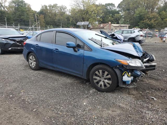 2HGFB2F55CH556177 - 2012 HONDA CIVIC LX BLUE photo 4