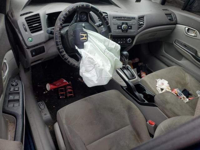 2HGFB2F55CH556177 - 2012 HONDA CIVIC LX BLUE photo 8