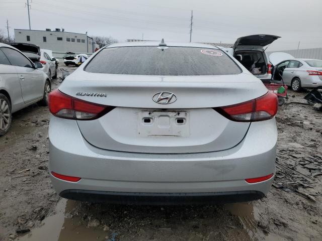 5NPDH4AE7GH670217 - 2016 HYUNDAI ELANTRA SE SILVER photo 6