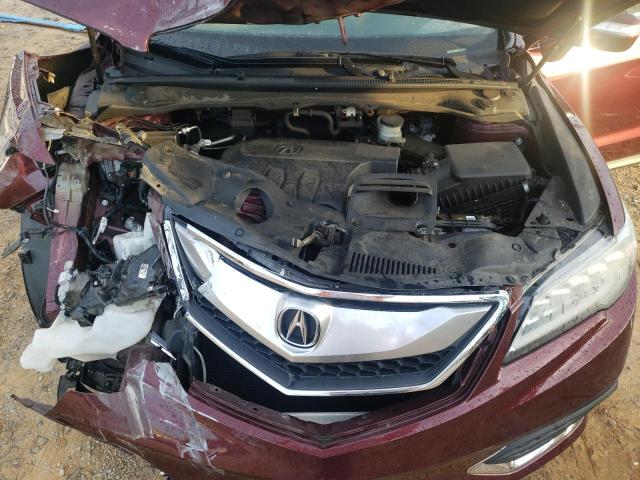 5J8TB4H58HL021527 - 2017 ACURA RDX TECHNOLOGY MAROON photo 12