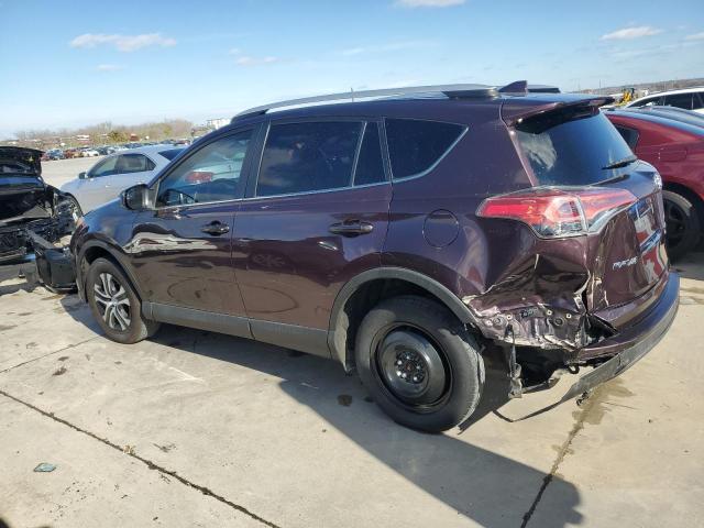 2T3BFREV3GW433396 - 2016 TOYOTA RAV4 LE MAROON photo 2