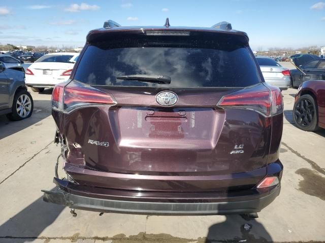 2T3BFREV3GW433396 - 2016 TOYOTA RAV4 LE MAROON photo 6