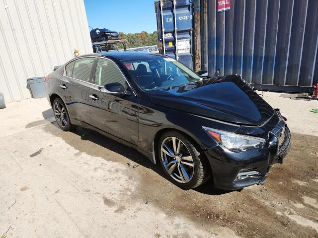 JN1BV7AR7FM411058 - 2015 INFINITI Q50 BASE BLACK photo 4