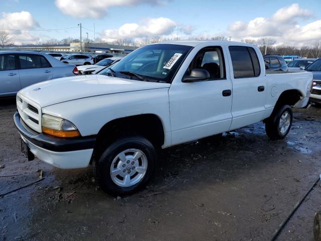 1B7HG2ANX1S256821 - 2001 DODGE DAKOTA QUAD WHITE photo 1