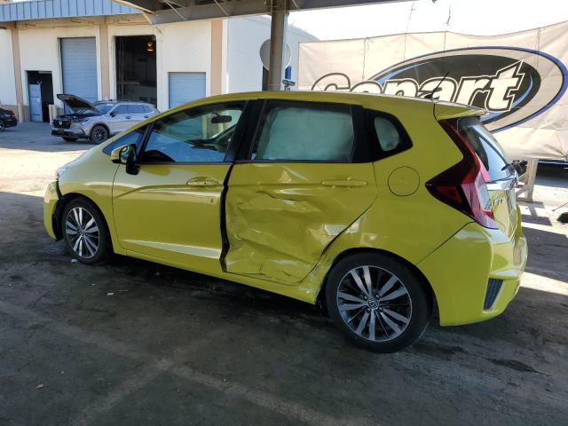 3HGGK5H88FM777582 - 2015 HONDA FIT EX أصفر صورة 2
