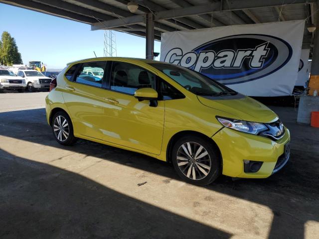 3HGGK5H88FM777582 - 2015 HONDA FIT EX أصفر صورة 4