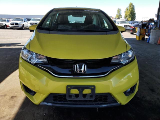 3HGGK5H88FM777582 - 2015 HONDA FIT EX أصفر صورة 5