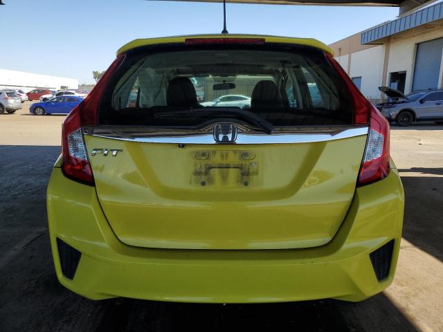 3HGGK5H88FM777582 - 2015 HONDA FIT EX أصفر صورة 6