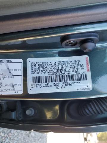 JTDBF30K320043468 - 2002 TOYOTA CAMRY LE Zielony zdjęcie 13