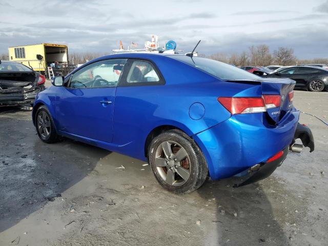 KNAFU6A21A5181127 - 2010 KIA FORTE EX BLUE photo 2