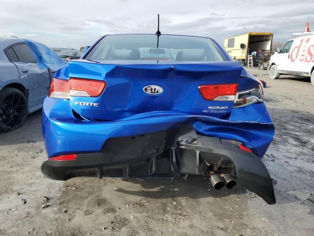 KNAFU6A21A5181127 - 2010 KIA FORTE EX BLUE photo 6