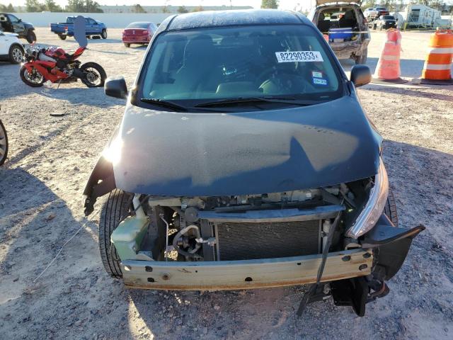 3N1CN7AP8DL864602 - 2013 NISSAN VERSA S BLACK photo 5